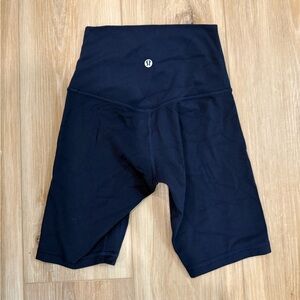 lululemon athletica Women's Deep Blue Bike Shorts